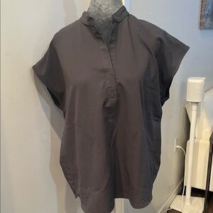 Figs Rafaela Scrub Top, Small, Charcoal